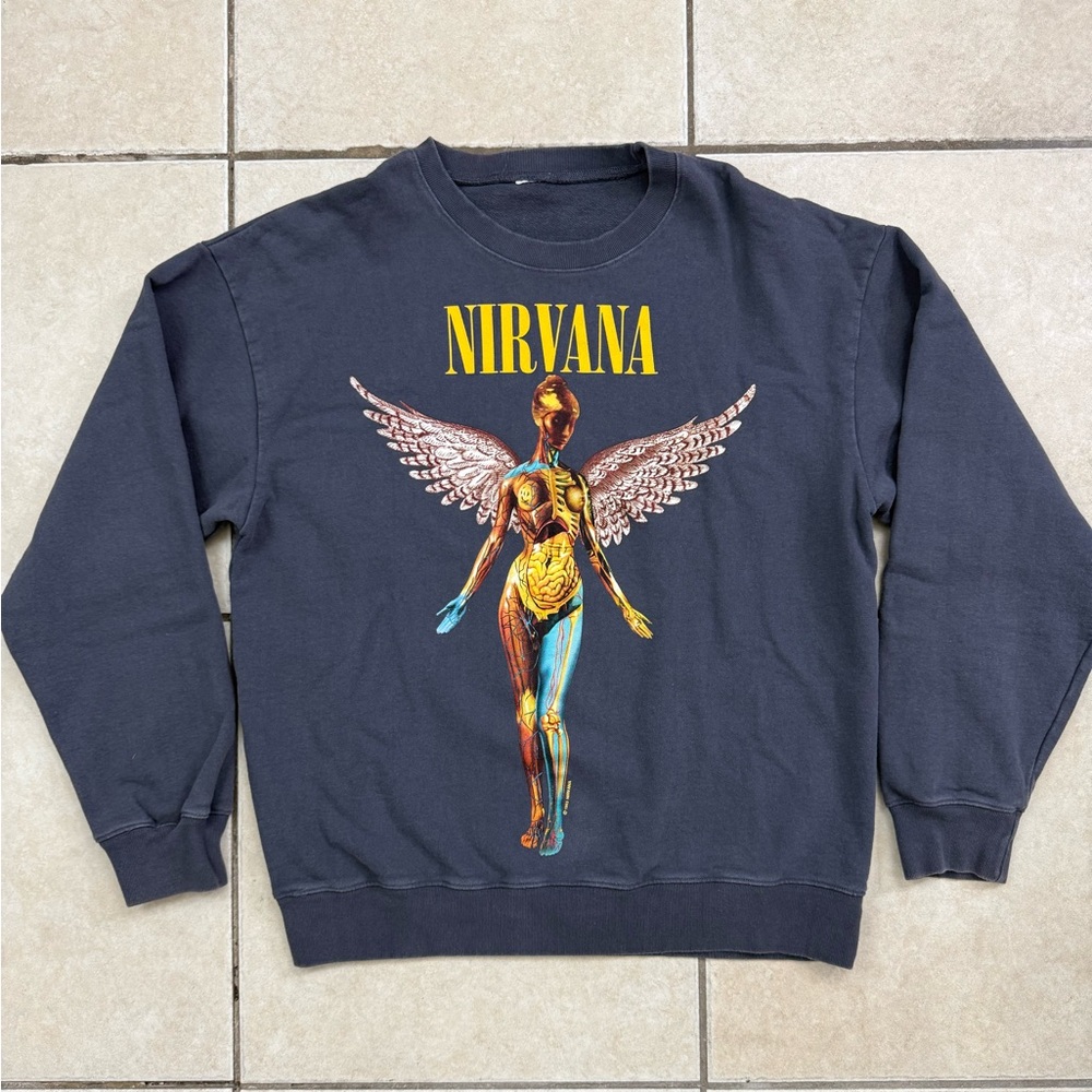 Nirvana In Utero 1993 Sweatshirt Men’s Size M
